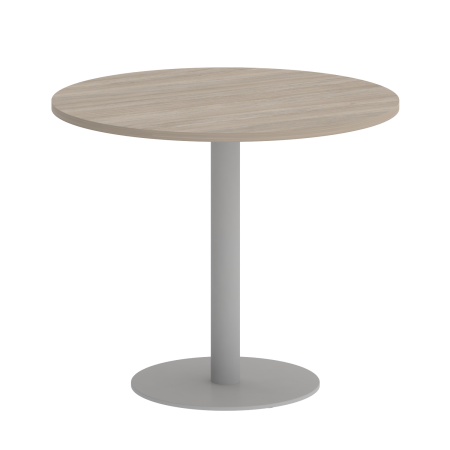 Стол круглый VR.SP-5-90.1 900x900x750 (Дуб Аттик/Серый Металл)