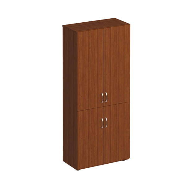 Шкаф для документов закрытый 4-дверный Комфорт МП2 К 373 800x380x2000 (Французский орех)