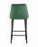 Стул полубарный Диего велюр зеленый (Стул полубарный Диего зеленый)