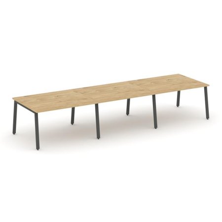 Стол переговорный SN-6A.SPRG-053.3 (4410х1180х750) (Тиквуд Светлый/Металл Антрацит)