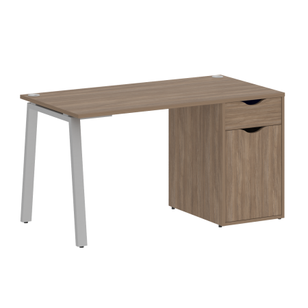 Стол письменный VR.SP-3-138.1.A 1380x720x750 (Дуб Аризона/Серый Металл)