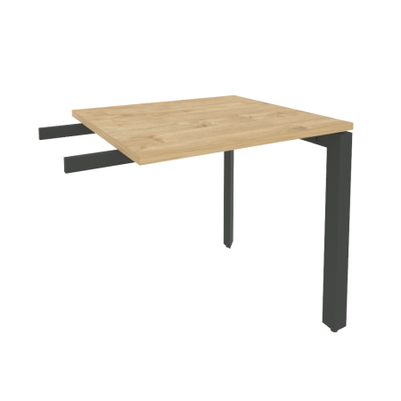 Брифинг-приставка на П-образном м/к Onix O.MP-BR-7 780x720x750 (Тиквуд Светлый/Черный металл)