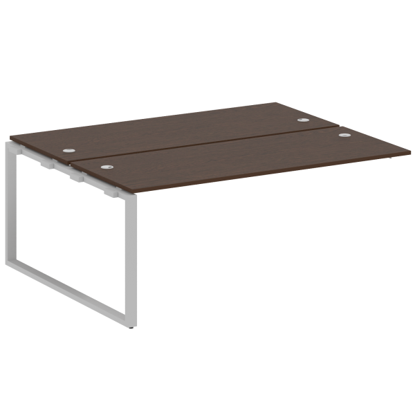 Проходной наборный элемент рабочей станции Metal System Style БО.ПРС-СП-2.5 1800x1475x750 (Венге Цаво/Серый металл)