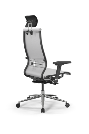 Кресло для руководителя Метта SynchroSit 10 B2-107D - T /Km00/Nb00/D03P/H3mL-2D(M23.B23.G18.W02) (Белый)