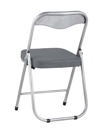 Стул складной ДЖОН металлик, серый (Стул складной Джон серый)