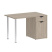 Стол письменный VR.SP-3-118.1 1180x720x750 (Серый)