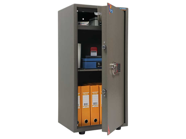 Офисный сейф VALBERG ASM 90T EL (Коричневый)