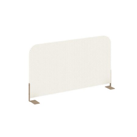 Экран боковой ES.TEKRB.S-73 (730х18х385) (Белый/Металл Латте)