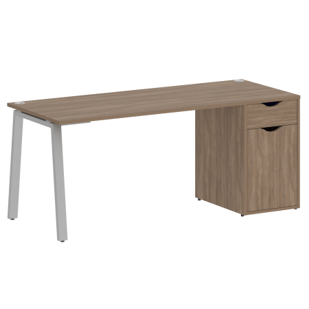 Стол письменный VR.SP-3-178.1.A 1780x720x750 (Дуб Аризона/Серый Металл)