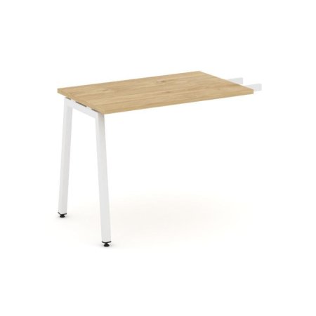 Брифинг-приставка SN-4A.BR-004 (1180х600х750) (Тиквуд Светлый/Металл Белый)