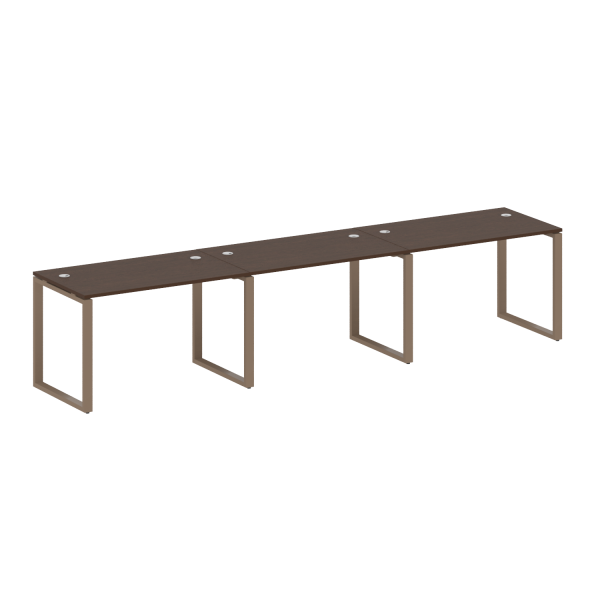 Рабочая станция Metal System Style БО.СМ-3.2 3600x720x750 (Венге Цаво/Мокко металл)