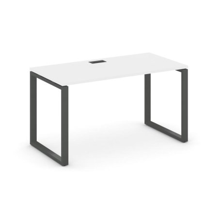 Стол письменный SN-6O.SP-022 (1180х800х750) (Белый/Металл Антрацит)