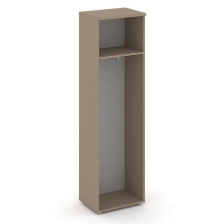 Гардероб узкий (правое исполнение) ES.GB-1 (R) (560х420х1977) (Латте/Сатин)