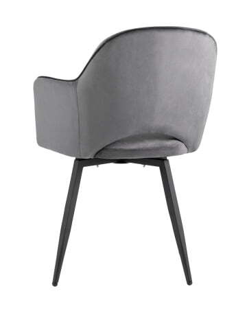 Стул Венера вращающийся велюр серый (Стул Венера серый)