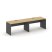 Рабочая станция 1 сторонняя SN-D.ORS-023 (2760х800х750) (Тиквуд Светлый/Антрацит)