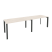 Рабочая станция на П-образном м/к Onix O.MP-RS-2.3.7 2760x720x750 (Тиквуд Темный/Белый Металл)