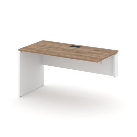 Стол-приставка к опорным элементам SN-D.OPRS-014(R) (1580х700х750) (Дуб Табак/Белый)