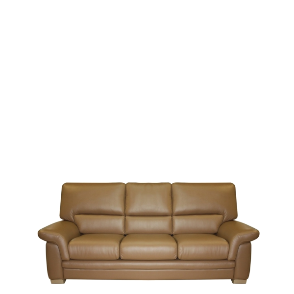 Диван офисный Империал (А-01) 3-х местный (Коричневый)