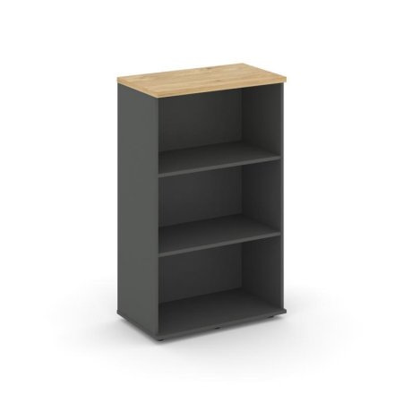 Тумба опорная/приставная SN.TOP-051 (600х400х1150) (Антрацит/Тиквуд Светлый)