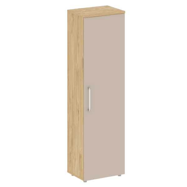 Гардероб узкий (универсальный левый/правый) Shift SK.GB-1 (560x420x1977) (Тиквуд Светлый-Капучино)