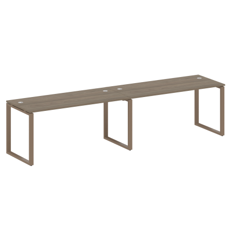 Рабочая станция Metal System Style БО.СМ-2.4 3200x720x750 (Вяз/Мокко металл)