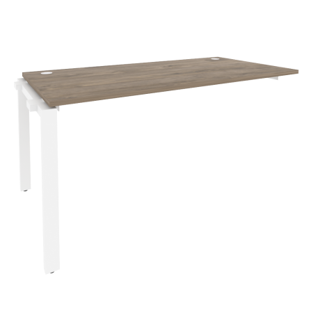 Наборный элемент рабочей станции на П-образном м/к Onix O.MP-1.NRS-4.8 1580x800x750 (Тиквуд Темный/Белый Металл)