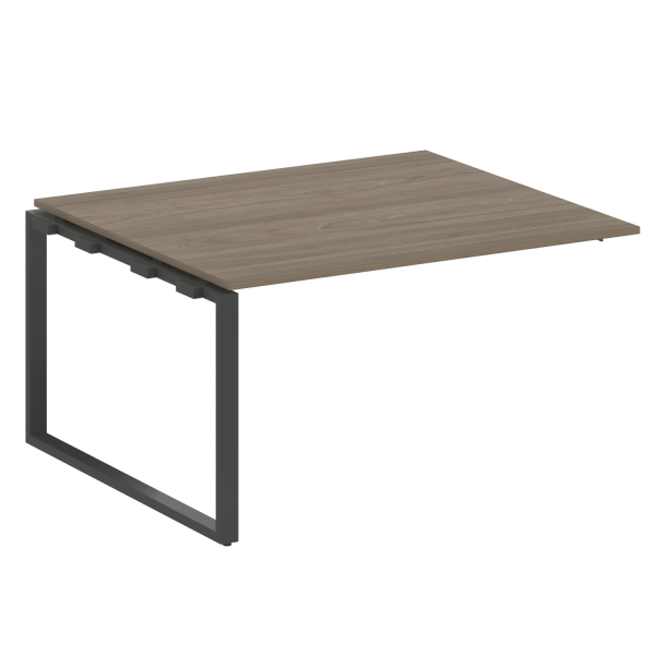 Проходной наборный элемент переговорного стола Metal System Style БО.ППРГ-3 1400x1235x750 (Вяз/Антрацит металл)