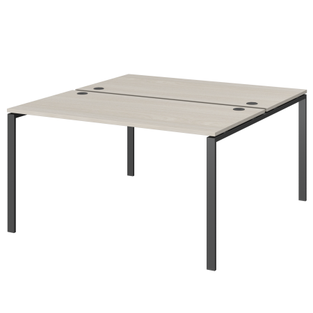 Бенч двойной на 2 рабочих места Арго-М АМБ-005.60 1800x1236x760 (Ясень шимо/Антрацит)