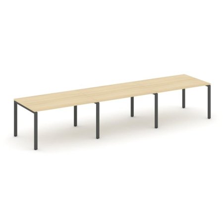 Стол переговорный SN-6P.SPRG-023.3 (4410х980х750) (Акация Лорка/Металл Антрацит)