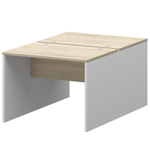 Бенч двойной Смарт СМСР25-2.10.73 1000x1496x750 (Белый/Кронберг)