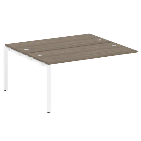 Проходной наборный элемент рабочей станции Metal System Style БП.ПРС-СП-2.4 1600x1475x750 (Вяз/Белый металл)