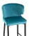 Стул полубарный Матео велюр темно-бирюзовый (Стул полубарный Матео темно-бирюзовый)