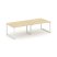Стол переговорный SN-5O.SPRG-042.3 (2360х1180х750) (Тиквуд Светлый/Металл Антрацит)