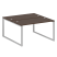 Рабочая станция Metal System Style БО.РАС-СП-2.3 1400x1475x750 (Дуб Наварра/Серый металл)