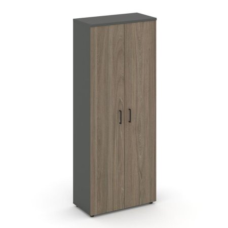 Шкаф высокий широкий SN.STS.E-108 (796х400х1982) (Антрацит/Вяз Благородный)