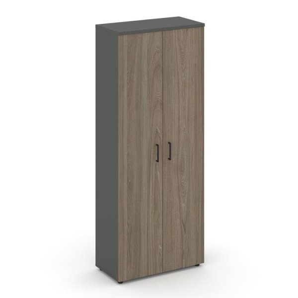 Шкаф высокий широкий SN.STS.E-108 (796х400х1982) (Антрацит/Вяз Благородный)
