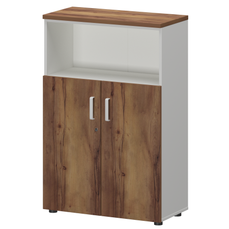 Шкаф Смарт СМШ-38Д2 Тип2 792x380x1214 (Белый/Таксония)