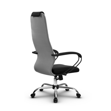 Кресло для руководителя Метта SU-B-10/подл.130/осн.003 (Светло-серый)