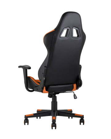 Кресло игровое TopChairs Gallardo оранжевое (Геймерское кресло Gallardo оранжевый)