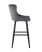 Стул барный Ститч велюр серый (Стул барный Ститч серый)