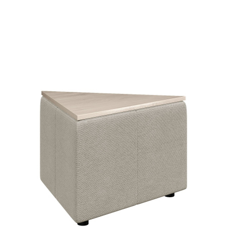 Диван Оригами. Стол треугольный. (Стол треугольный bravo_a_white)