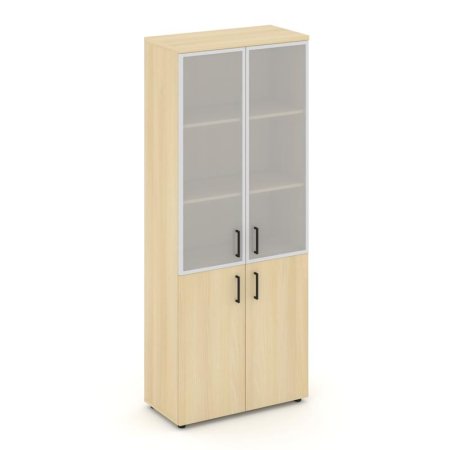 Шкаф высокий широкий SN.STS-103 (796х400х1982) (Акация Лорка/Сатин)