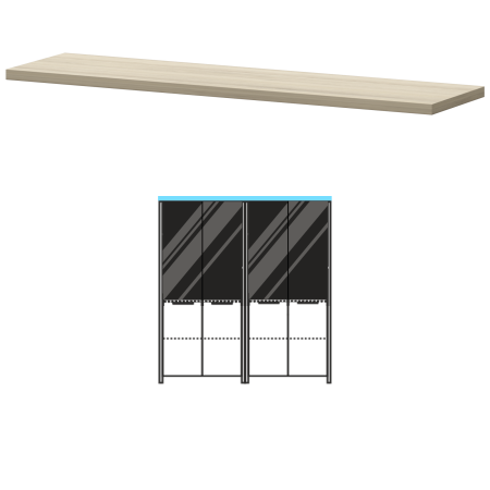 Топ Акцент КТ-74.38 1714x441x38 (Кронберг)