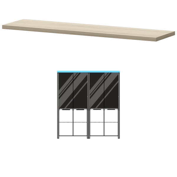 Топ Акцент КТ-74.38 1714x441x38 (Кронберг)