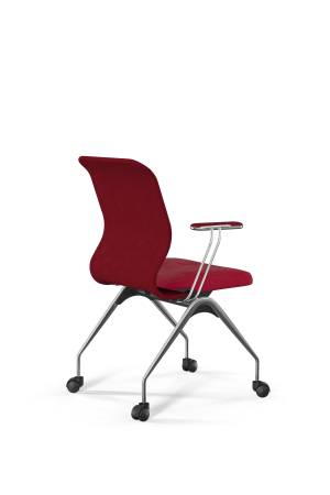 Кресло для руководителя Метта Sit 8 Mr4-4T - Vivaldi /Uh00/Wh12/T4mV-c(F53.W02) (Красный)