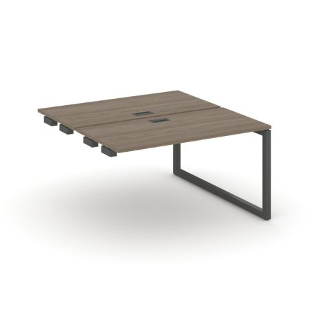 Стол-приставка к опорным элементам SN-5O.DPRS-014 (1580х1432х750) (Вяз Благородный/Металл Антрацит)