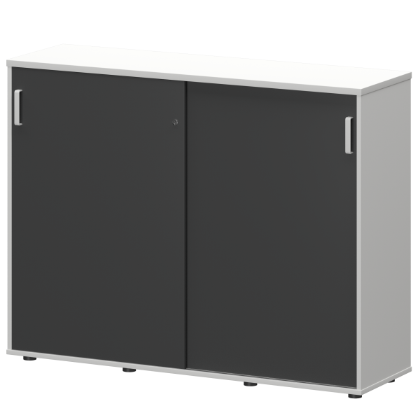 Тумба-купе Смарт СМТ-15.11К Тип1 1496x444x1175 (Белый/Графит)