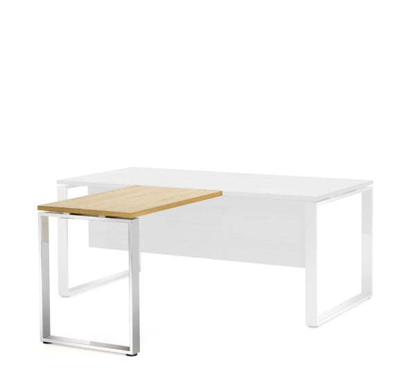 Приставка к столу опоры хром Exe 101 401 1000x760x600 (Дуб светлыйХром)