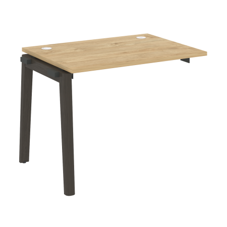 Наборный элемент рабочей станции на деревянных опорах Onix Wood OW.1.NRS-1.7 980x720x750 (Тиквуд Светлый/Дуб Темный)