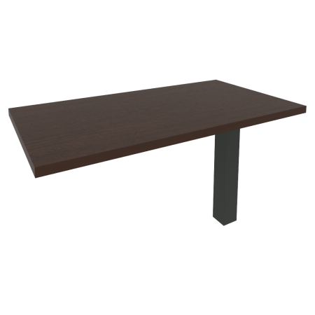 Брифинг-приставка опора в комплекте First KB-5 1300x700x765 (Венге)